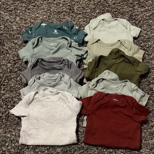 Carter's Assorted Color Baby Onesies